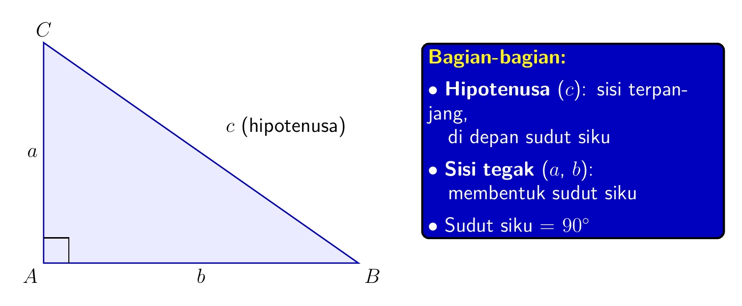 Bagian-bagian segitiga siku-siku